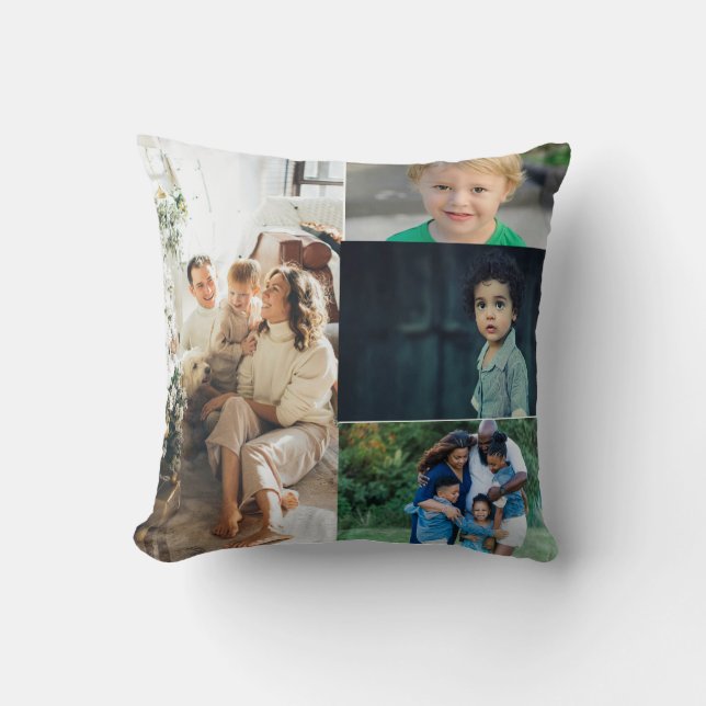 Create Your Own 4 photo Cushion (Front)