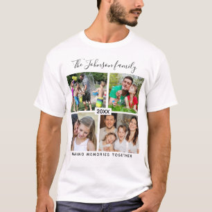 Create Your Own 4 Photo Family Vacation Memories T-Shirt