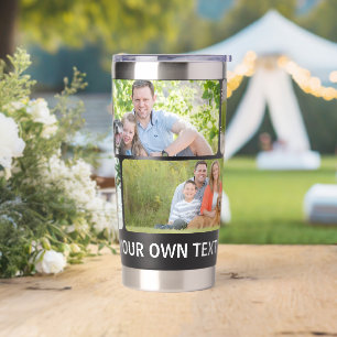 Create Your Own 4 Photo Insulated Tumbler