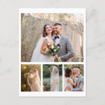 Create Your Own 4 Photo Wedding Collage