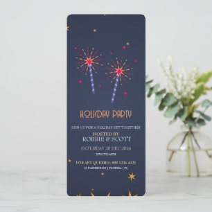 Create your own 4"x9.25" Holiday Party Invitation