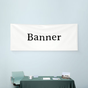 Create Your Own 4' x 10' Indoor Banner