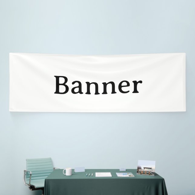 Create Your Own 4' x 12' Indoor Banner (Tradeshow)