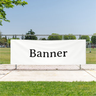 Create Your Own 4' x 12' Outdoor Banner