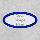 Create Your Own 4" x 2" Oval Kelley Green Iron-On