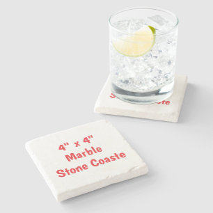 Create Your Own 4" x 4" Marble Stone Coaste Coaster