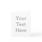 Create Your Own 4" x 5.6" Folded Thank You Card