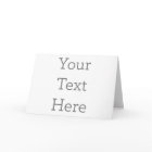 Create Your Own 4" x 5.6" Folded Thank You Card