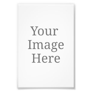 create your own 4'' x 6'' satin photo enlargement print