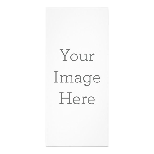 10.2 cm x 22.9 cm  Rackcard (Front)