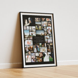 Create Your Own 52 Photo Collage Poster