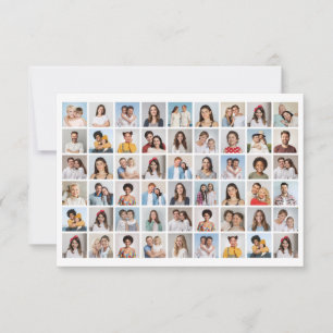 Create Your Own 54 Photo Collage Card