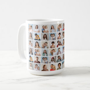 Create Your Own 54 Photo Collage Coffee Mug