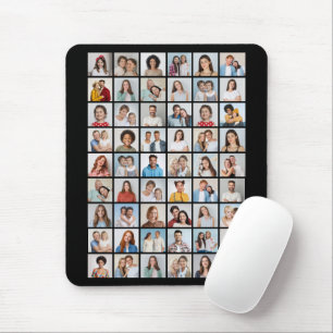 Create Your Own 54 Photo Collage Mouse Pad