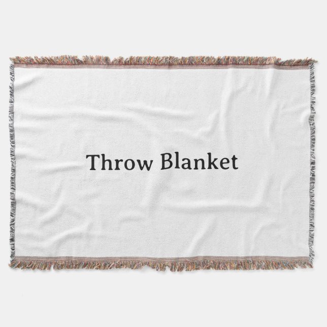 Create Your Own 54" x 38" Throw Blanket (Front)