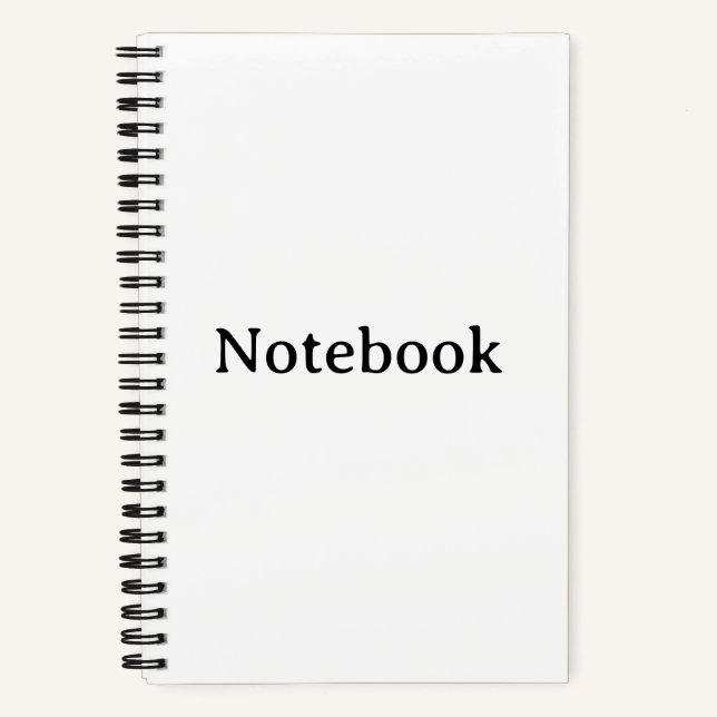 Create Your Own 5.5" x 8.5" Softcover  Notebook (Front)