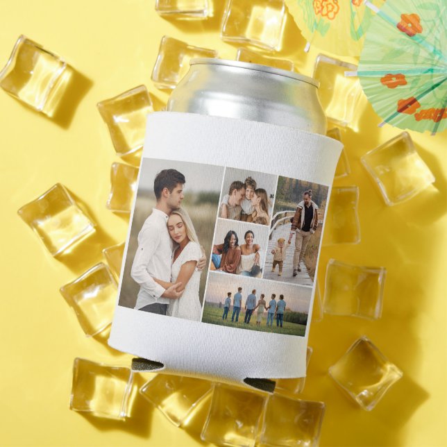 Create Your Own 5 Photo Collage Can Cooler (In Situ Summer)
