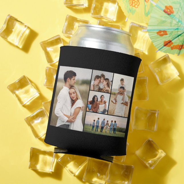 Create Your Own 5 Photo Collage Can Cooler (In Situ Summer)