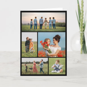 Create Your Own 5 Photo Collage Card