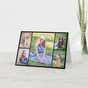 Create Your Own 5 Photo Collage Card