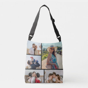 Create Your Own 5 Photo Collage Crossbody Bag
