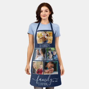 Create Your Own 5 Photo Collage Family Name Blue Apron