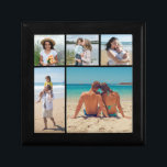 Create Your Own 5 Photo Collage Gift Box<br><div class="desc">Create your own 5 Photo Collage for Christmas, Birthdays, Weddings, Anniversaries, Graduations, Father's Day, Mother's Day or any other Special Occasion, with our easy-to-use design tool. Add your favourite photos of friends, family, vacations, hobbies and pets and you'll have a stunning, one-of-a-kind photo collage. Our custom photo collage is perfect...</div>