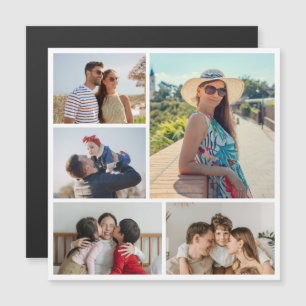 Create Your Own 5 Photo Collage Magnetic Card