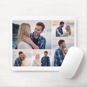 Create Your Own 5 Photo Collage Mouse Pad