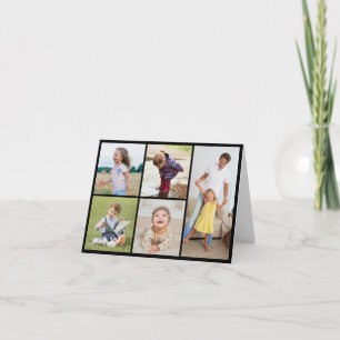Create Your Own 5 Photo Collage Note Card