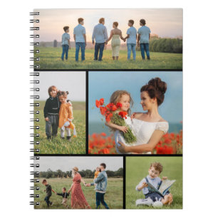 Create Your Own 5 Photo Collage Notebook