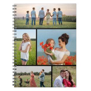 Create Your Own 5 Photo Collage Notebook