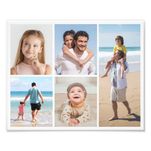 Create Your Own 5 Photo Collage Photo Enlargement Print