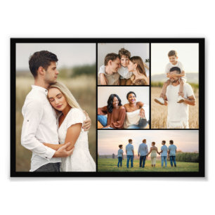 Create Your Own 5 Photo Collage Photo Enlargement Print
