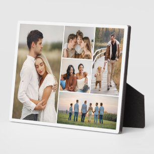 Create Your Own 5 Photo Collage Plaque