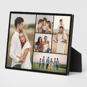 Create Your Own 5 Photo Collage  Plaque