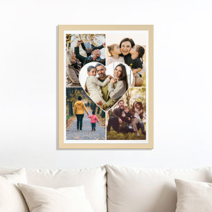Create Your Own 5 Photo Collage Poster