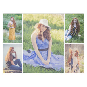 Create Your Own 5 Photo Collage Tablecloth