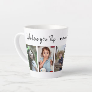 Create Your Own 5 Photo We Love You Pop Latte Mug