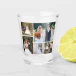 Create Your Own 5 Photo Wedding Collage Shot Glass<br><div class="desc">Design a personalised keepsake with our 'Create Your Own 5 Photo Wedding Collage.' This elegant collage allows you to showcase five cherished photos from your special day, creating a beautiful memory piece. Crafted with high-quality materials and customisable options, it’s the perfect way to celebrate your love story. Ideal as a...</div>