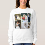 Create Your Own 5 Photo Wedding Collage Sweatshirt<br><div class="desc">Design a personalised keepsake with our 'Create Your Own 5 Photo Wedding Collage.' This elegant collage allows you to showcase five cherished photos from your special day, creating a beautiful memory piece. Crafted with high-quality materials and customisable options, it’s the perfect way to celebrate your love story. Ideal as a...</div>