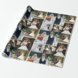 Create Your Own 5 Photo Wedding Collage Wrapping Paper<br><div class="desc">Design a personalised keepsake with our 'Create Your Own 5 Photo Wedding Collage.' This elegant collage allows you to showcase five cherished photos from your special day, creating a beautiful memory piece. Crafted with high-quality materials and customisable options, it’s the perfect way to celebrate your love story. Ideal as a...</div>