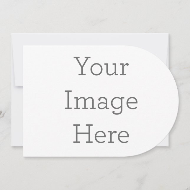 12.7 cm x 17.8 cm Flat Save The Date Card (Front)
