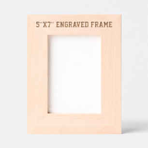 Create Your Own 5"x7" Engraved Frame