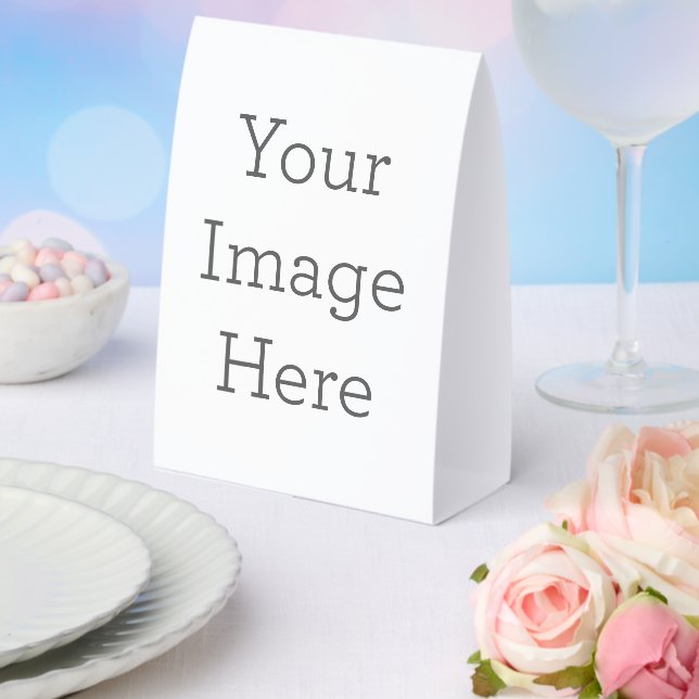 Table Tent Sign, Size: 12.7 cm x 17.8 cm, Media: Semi-Gloss (Insitu(Wedding))