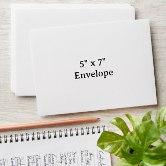 Create Your Own 5" x 7" Envelope