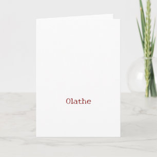 Create Your Own 5" x 7" Folded Greeting Card