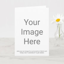 Create Your Own 5" x 7" Folded Greeting Card