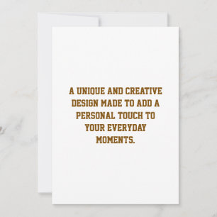 Create Your Own 5" x 7" Invitation