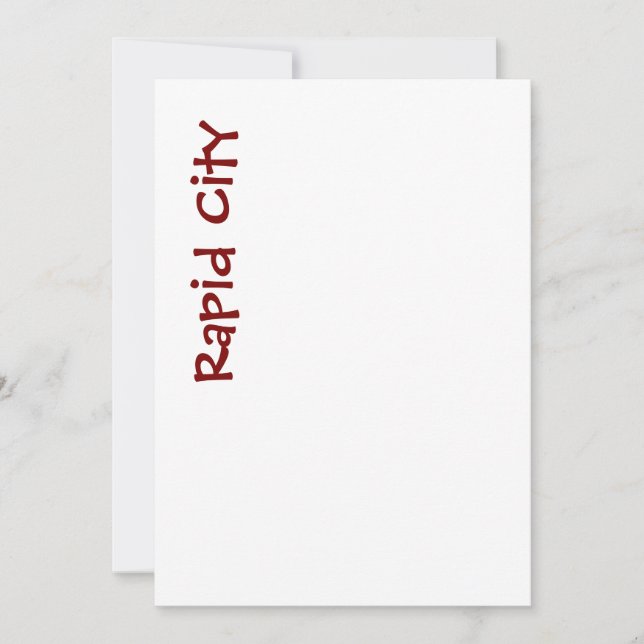 Create Your Own 5" x 7" Invitation (Front)